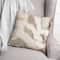 Neutral Textured Abstract 18" x 18" Throw Pillow